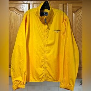 Vintage 90’s Polo Sport Ralph Lauren Yellow Convertible Windbreaker Jacket XXL